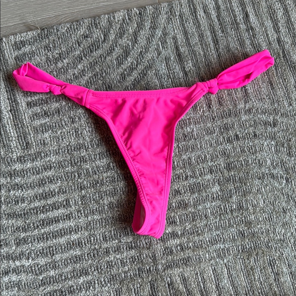 Pink bikini bottoms